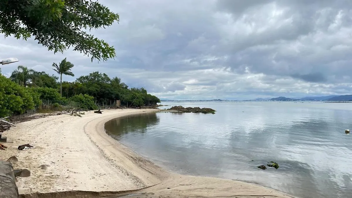 Chale Charmoso Na Praia De Fora Sc 0*, Palhoça Brazília